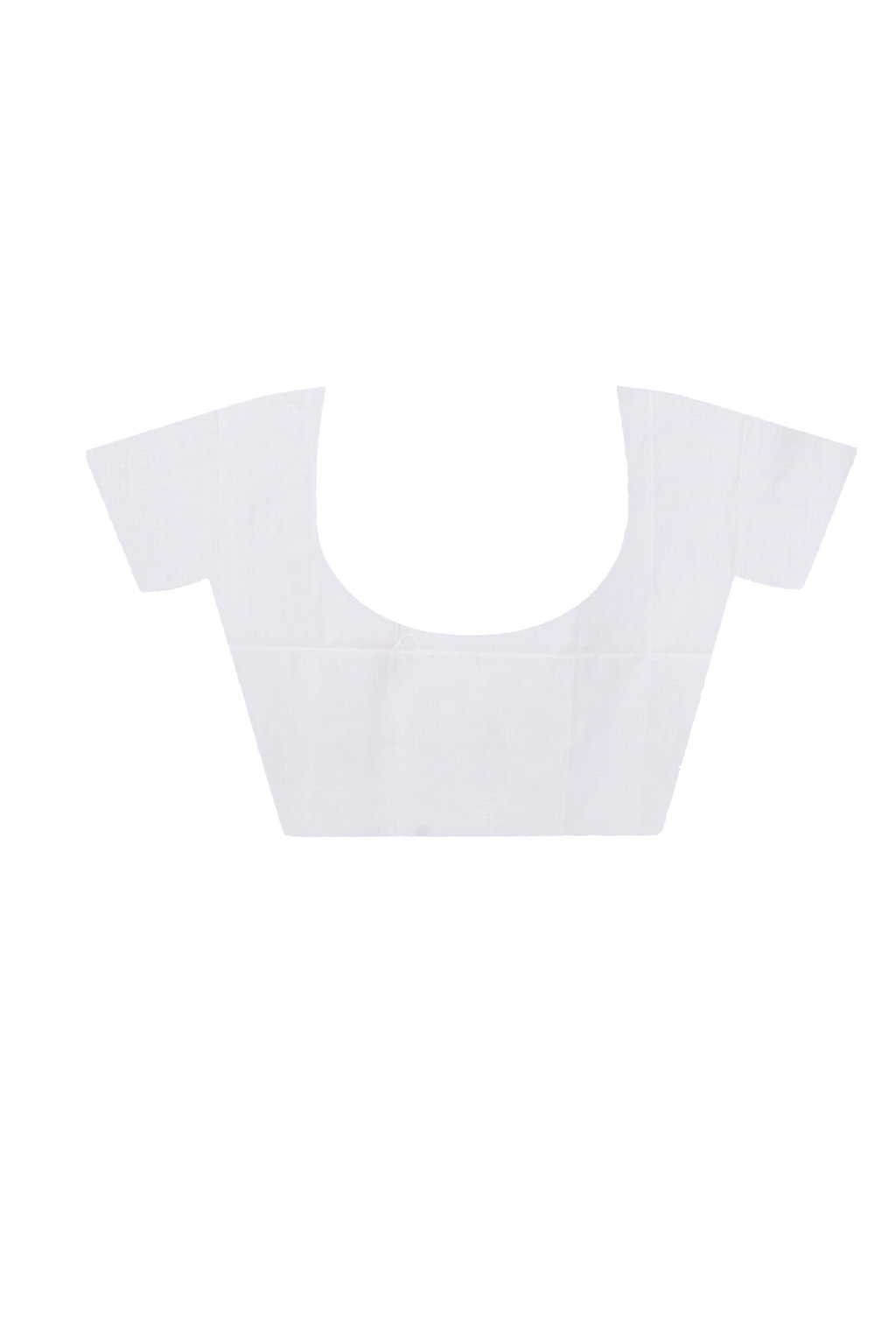 White Pure Cotton Teba Printed Handloom Saree (1261)